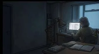 Sim 02: working the books late at the family business